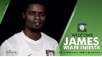 James Wiafe Iniesta has joined newly promoted GPL club Dreams FC