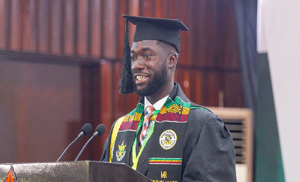 Otuo Serebour Opoku-Ware is best graduating student at KNUST's College of Engineering