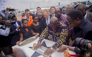 President Akufo-Addo has hailed the decision to set up a cement factory in Ghana