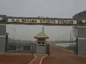 Entrance to the Aliu Mahama Stadium in the Northern Regional capital