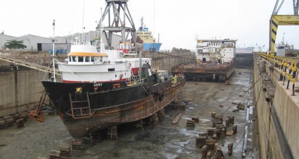 File photo of the Tema shipyard