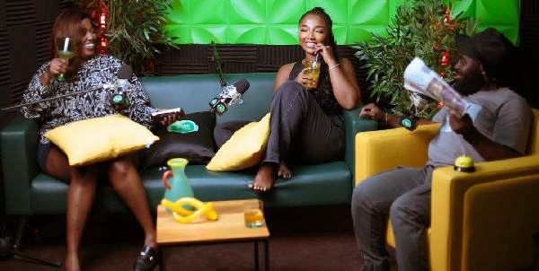 (L) Rya, (M) Nyamewaa and Duke (R) are the host of Extra Xtra Show