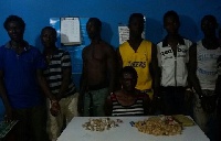 Arrested suspects
