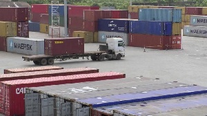 File photo: containers at the port
