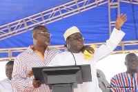 Freddy Blay, NPP Acting National Chairman in white