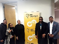 D-Black with officials at BET International Office