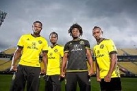 Four Ghana defenders lead the defensive line for Columbus Crew