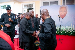 Alban Kingsford Sumana Bagbin leads a delegation