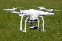 File photo of a drone equipment in flight