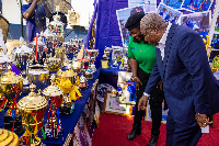 The event was attended by President John Dramani Mahama, IGP and members of the (POMAB)