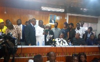 Image of Mohammed Adjei Sowah during the swearing-in.