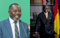 Dr Dominic Ayine (R) and Godfred Dame (L)