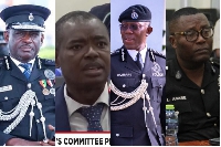 IGP Dampare and these three top police officers have been at the center of a lot of controversy