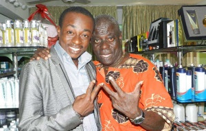 Nana Kodua with Fred Amugi