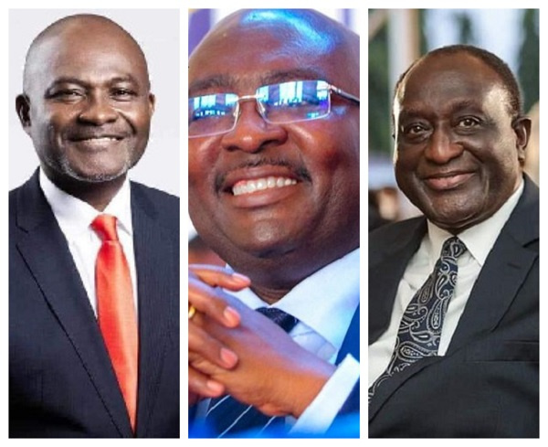 Kennedy Agyapong, Vice President Bawumia and Alan Kyerematen are contenders for the NPP race