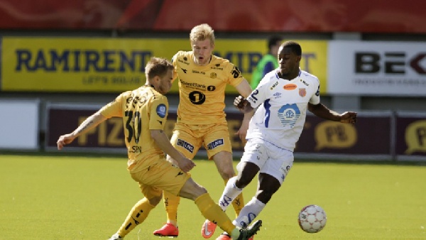 Edwin Gyasi was target for Aalesund in the Norwegian top-flight League