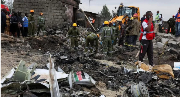 Six people have been killed after a light aircraft crashed in Kenya's capitol