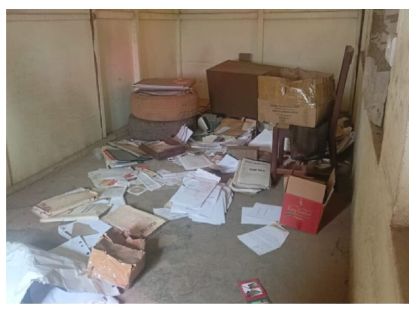 Snipped of the raided office