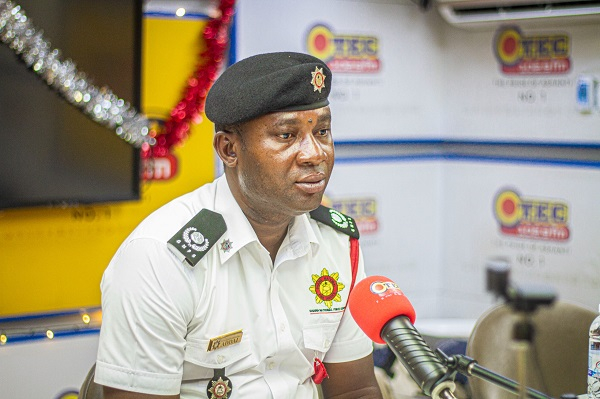 DOII Peter Addai is the Ashanti Regional Public Relations Officer of the GNFS