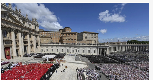 Heads of state, heads of goment and monarchs from around di world attend Pope Francis' funeral