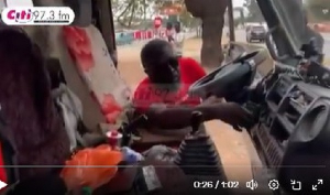 Oliver Barker Vormawor Removing The Key Of The Police Vehicle