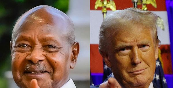 Uganda's President Museveni and US President Donald Trump