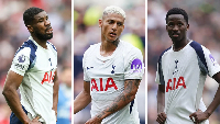 L-R Danso, Richarlison and Sarr have asked to leave Spurs