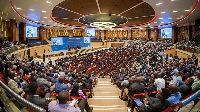 Delegates gather at the Kigali Convention Centre for the 18th National Dialogue