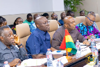 Finance Minister Ato Forson during 2027 budget hearing with MDAs