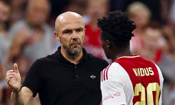 Sacked Ajax coach Alfred Schreuder and Mohammed Kudus
