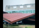 2 escape death as entire roof of a storey building falls off after Wednesday’s rainstorm