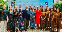 Sixteen Americans were sworn in as Peace Corps volunteers during a ceremony