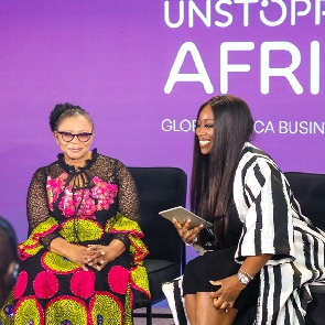 Peace Hyde with Folorunso Alakija