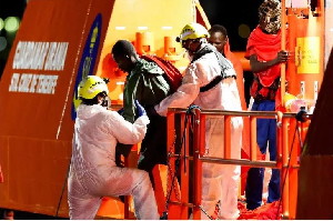 44 men rescued from drifting boat 120km south of Gran Canaria