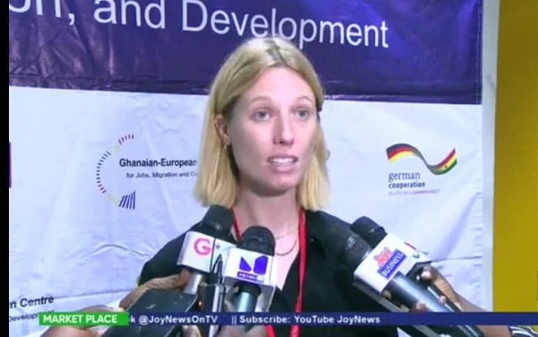 Project Manager of EU-Germany-Ghana Joint Action on Jobs, Migration and Development, Alice Claridge