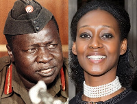Late former president of Uganda Idi Amin (L) liked Princess Elizabeth Bagaya (R)