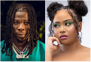 Stonebwoy (L) and Moliy (R)