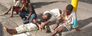File photo: Some street children