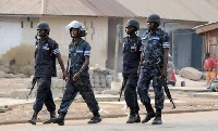 Some personnel of the Ghana Police Service
