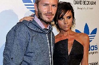David Beckham (left) and Victoria Beckham (right)