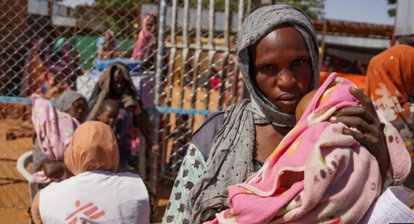 Thousands of people have been forced to flee their homes and have sought aid at displacement camps l