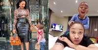 Tonto Dikeh  and son Andre