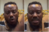 Kojo Bamba during his live broadcast