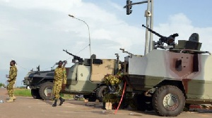 Burkina Soldiers Guard