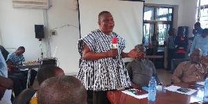 Minister of State responsible for Food and Agriculture, Dr. Gyiele Kwaku Nurah