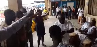Appiah Stadium busily dancing to some adwoa tunes