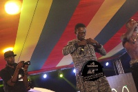 Lilwin on stage at Freedom concert