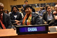 Gender and Social Protection Minister, Otiko Djaba at the 56th session of the United Nations