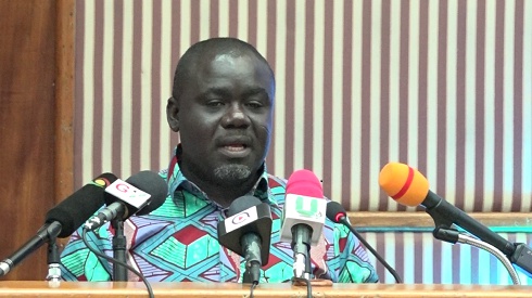 Minister of Transport,  Kwaku Ofori Asiamah