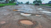 Most of the roads had developed deep potholes due to the lack of a proper drainage system